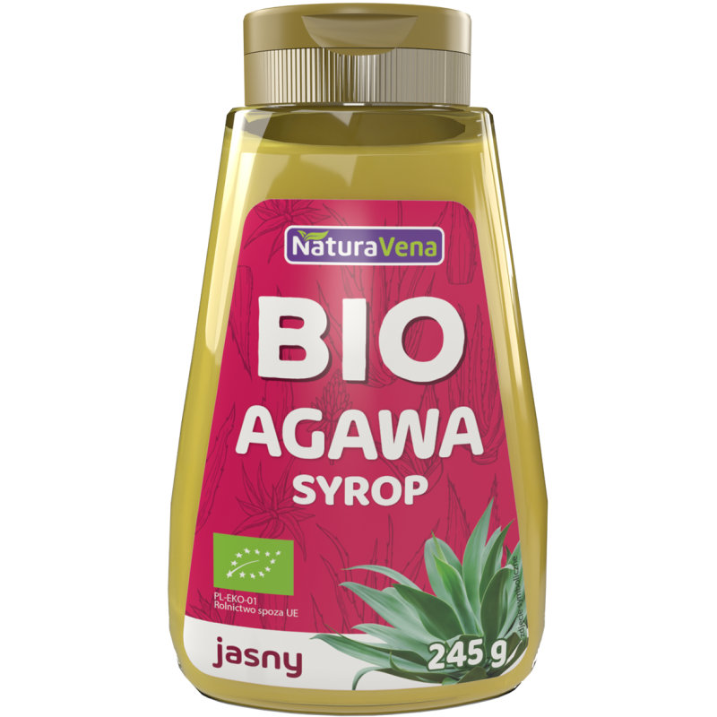 NATURAVENA Syrop z agawy jasny 245g BIO