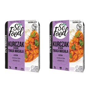 SoFood Kurczak w sosie Tikka Masala z ryżem 330g X2