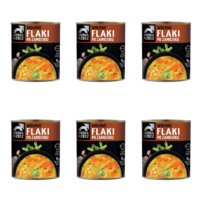 Wołowe Flaki po Zamojsku 820g Męska Rzecz X6