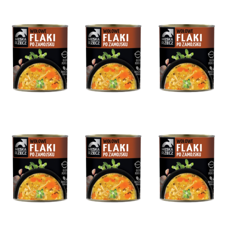 Wołowe Flaki po Zamojsku 820g Męska Rzecz X6