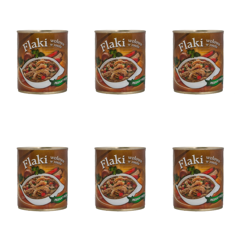 Yabra Flaki wołowe w rosole 800G X6