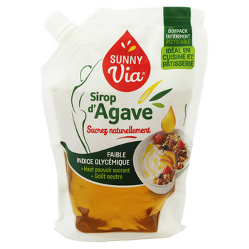 Syrop z agawy 450 g Sunny VIA
