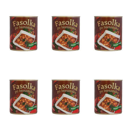 Yabra Fasolka po bretońsku 800G X6