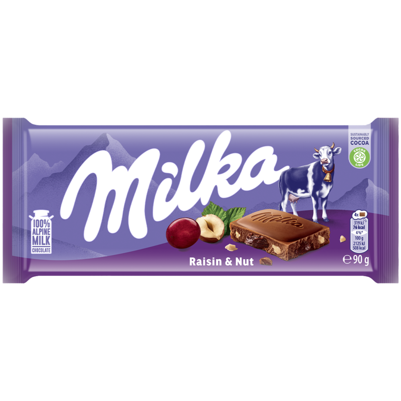 Milka Raisins&Nuts 90g