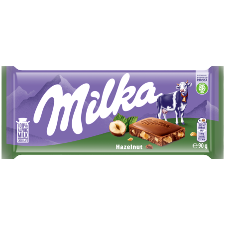Milka Hazelnut 90g