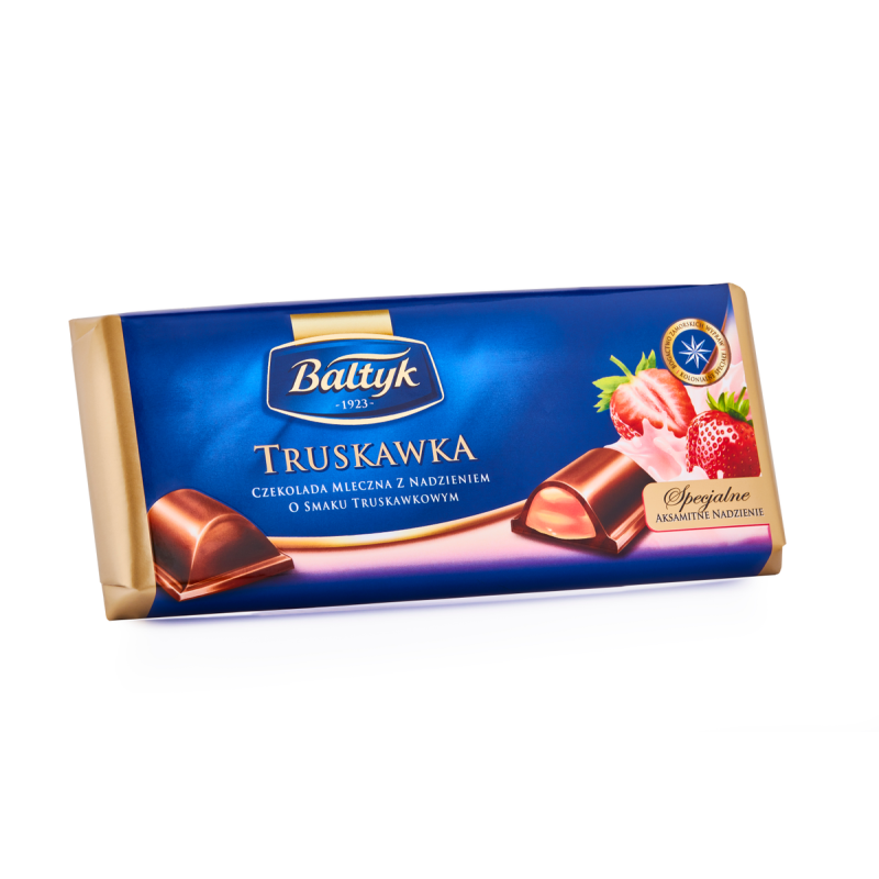 Bałtyk Czekolada nadziewana Truskawka 148g