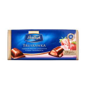 Bałtyk Czekolada nadziewana Truskawka 148g
