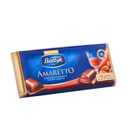 Bałtyk Czekolada nadziewana o smaku Amaretto 147g