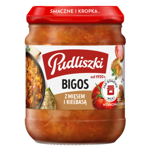Pudliszki bigos z mięsem i kiełbasą 450g X4
