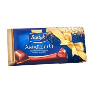 Bałtyk Czekolada nadziewana o smaku Amaretto 147g