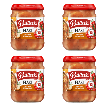 Pudliszki Flaki wołowe po zamojsku 450g X4