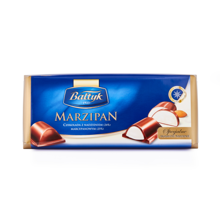 Bałtyk czekolada z nadzieniem Marzipanowym 151g