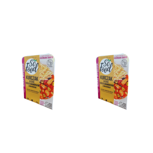 So Food Kurczak w sosie śródziemnomorskim z makaronem 330g. X2