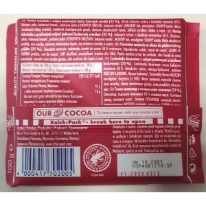 Ritter Sport Czekolada deserowa z całymi prażonymi orzechami laskowymi 100g X10