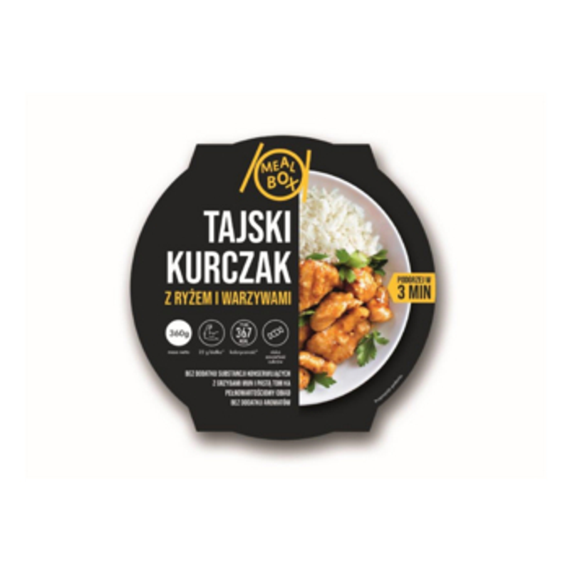 Meal Box Kurczak po tajsku z ryżem 360g