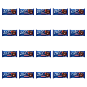 E.Wedel Czekolada Gorzka Truskawkowa - Wedlowska o Smaku Truskawkowym 100g X20