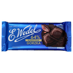 Czekolada Gorzka 64% Ciemna Klasyczna - E. Wedel Kakao Cocoa Dark 90g X22