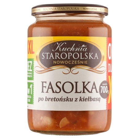 Fasolka po bretońsku z kiełbasą KUCHNIA STAROPOLSKA 700 g