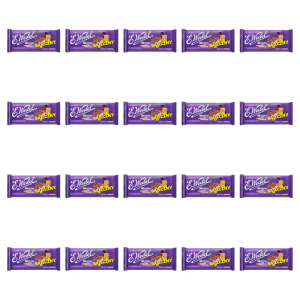 E. Wedel Czekolada Mleczna Bajeczny - Nadziewana Orzechowo Kakaowa 100g X20