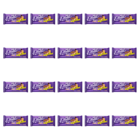 E. Wedel Czekolada Mleczna Bajeczny - Nadziewana Orzechowo Kakaowa 100g X20