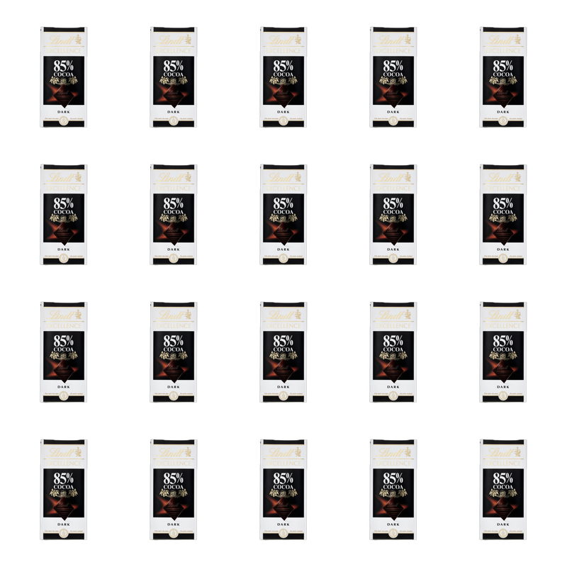 Lindt EXCELLENCE 85% Cocoa 100g X20