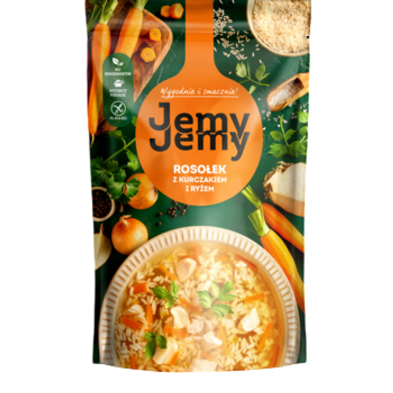 JemyJemy Rosołek z kurczakiem i ryżem 450g