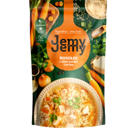 JemyJemy Rosołek z kurczakiem i ryżem 450g