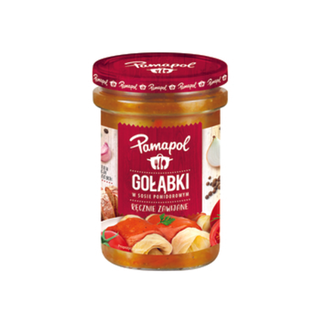 Pamapol - Gołąbki w sosie pomidorowym ręcznie zawijane 500g