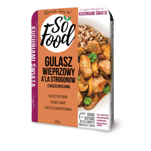 Gulasz wieprzowy a' la Strogonow. 330 g So Food