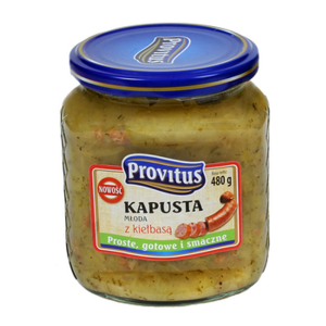 Kapusta młoda z kiełbasą Provitus 480g