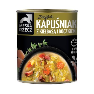 Zupa kapuśniak z kiełbasą i boczkiem 810g Męska Rzecz