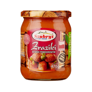 Szubryt Zraziki w sosie pomidorowym 470 g