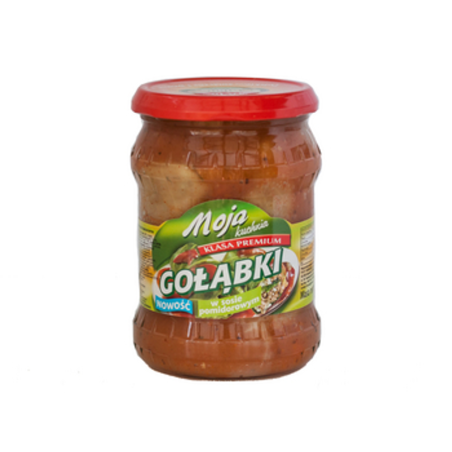 Moja Kuchnia Gołąbki w Sosie Pomidorowym - Danie Gotowe w Słoiku 500g