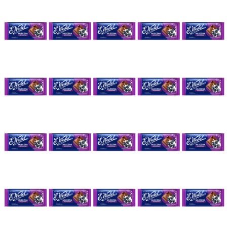 E.Wedel Czekolada mleczna jagodowa 100g X20