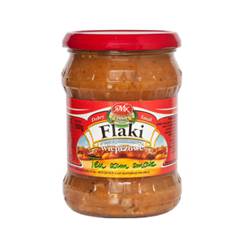 Yabra Flaki wieprzowe w sosie pomidorowym 500g