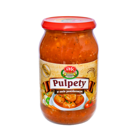 Klopsy w sosie pomidorowym 870g