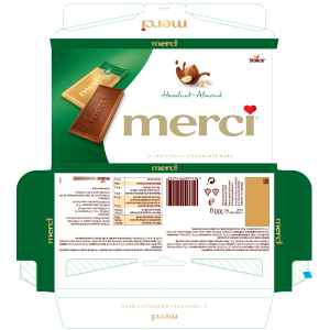 merci czekolada orzechowa-migdałowa 100g