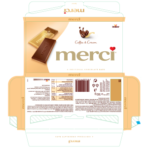 merci czekolada kawowo-śmietankowa 100g
