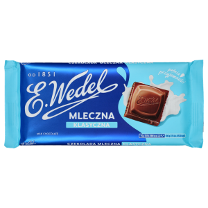 E.Wedel Czekolada Klasyczna Mleczna Aksamitna Wedlowska Oryginalny Smak 90g