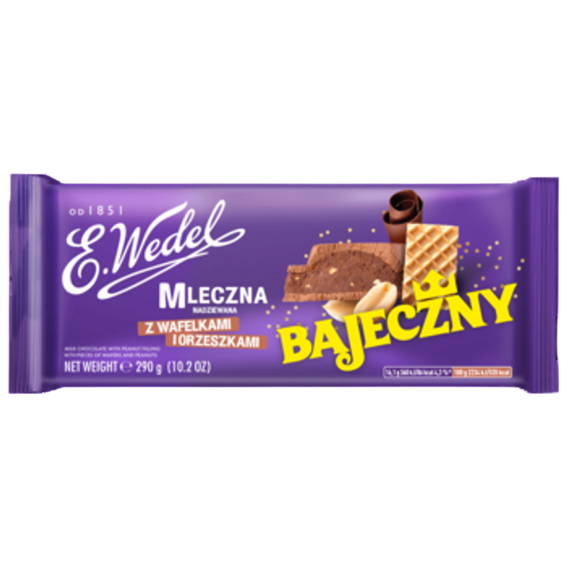 E. Wedel Czekolada Mleczna Bajeczny 290g