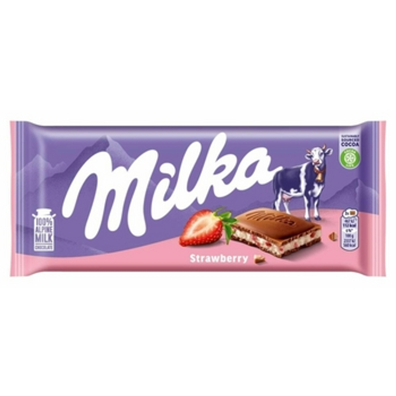 Milka Strawberry 100g