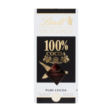Lindt EXCELLENCE 100% Cocoa 50g