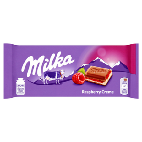 Milka Raspberry Cream 100g