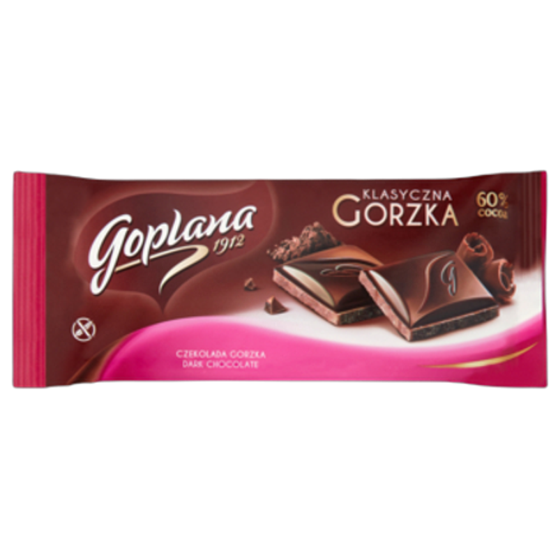 Goplana 60% Cocoa Klasyczna gorzka Czekolada 90 g