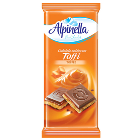 Czekolada ALPINELLA nadziewana Toffi 100 g