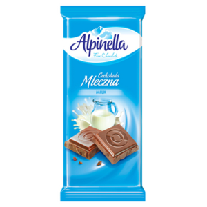 Czekolada Alpinella Mleczna 90g