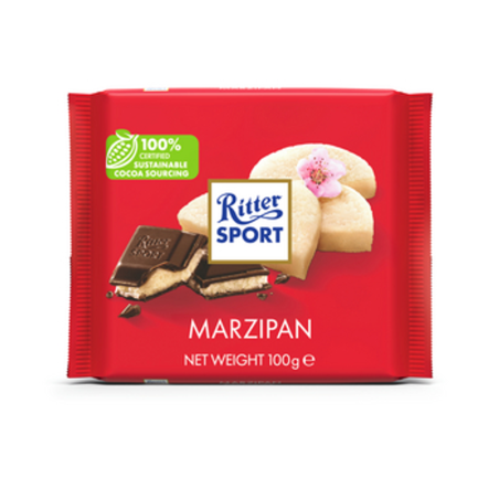 Ritter Sport Czekolada deserowa z nadzieniem marcepanowym 100g