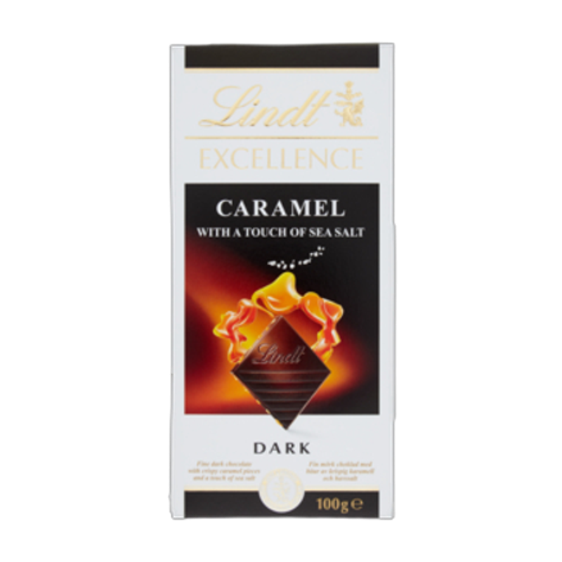 Lindt EXCELLENCE Caramel with Sea Salt 100g