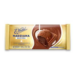 E. Wedel Czekolada mleczna z czekoladowym nadzieniem 287g