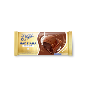 E. Wedel Czekolada mleczna z czekoladowym nadzieniem 100g